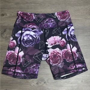 Wodbottom Purple Biker Shorts